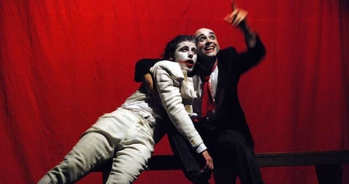 Paolo Andreoni e Fabio Banfo in "Faust" di Marlowe