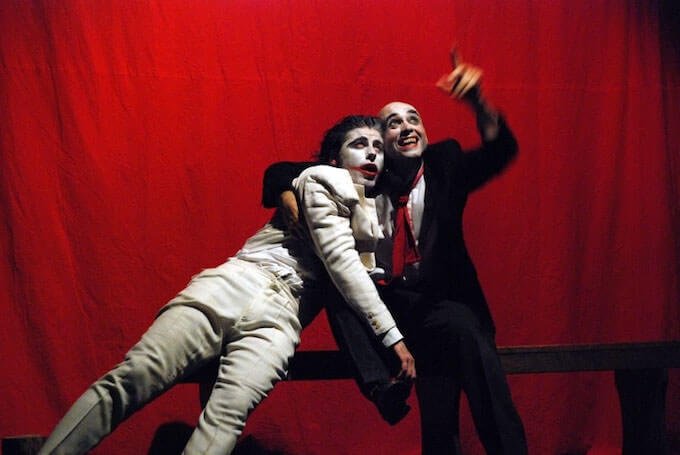 Paolo Andreoni e Fabio Banfo in "Faust" di Marlowe