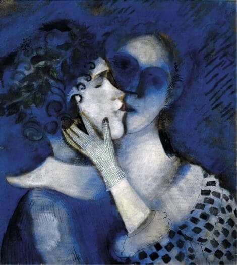 Marc Chagall, Gli amanti in blu avanguardia_chagall
