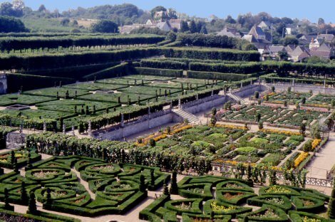 I magnifici giardini distribuiti su più livelli villandry_4