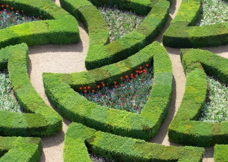 L’area con i cuori che cantano i temi dell’amore villandry_6