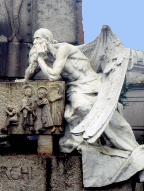 La scultura Il tempo di Enrico Butti