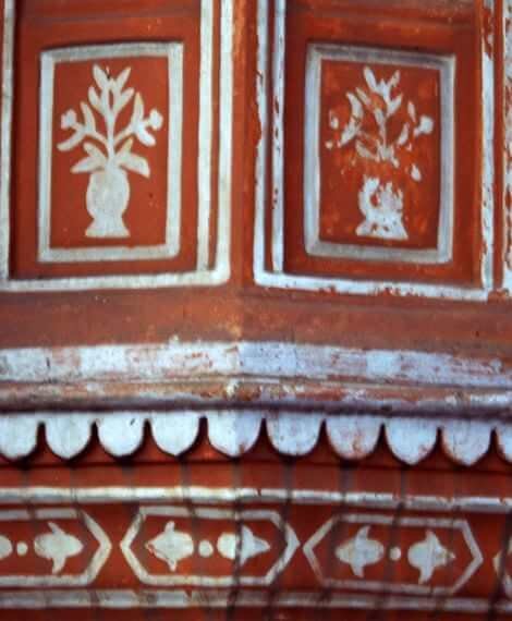 Colori e disegni del celebre Palazzo del vento jaipur_10