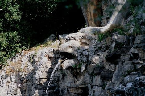La testa del mostro schiacciato dal Gigante pratolino_03