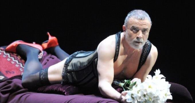 Franco Branciaroli in "Edipo Re", regia di Antonio Calenda