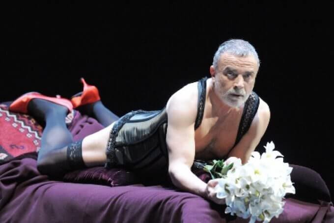 Franco Branciaroli in "Edipo Re", regia di Antonio Calenda