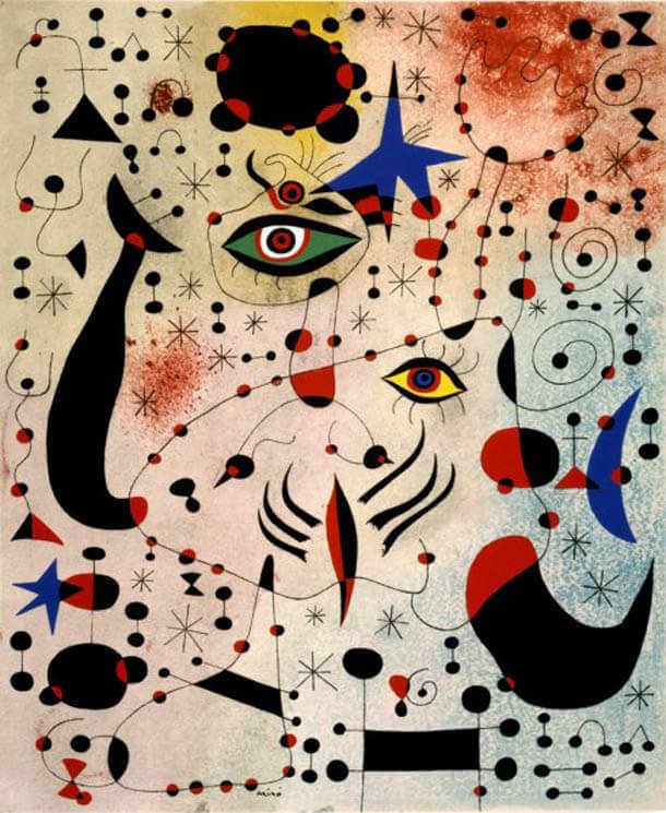 Joan Miró, Cifre e costellazione amorose di una donna miro_1