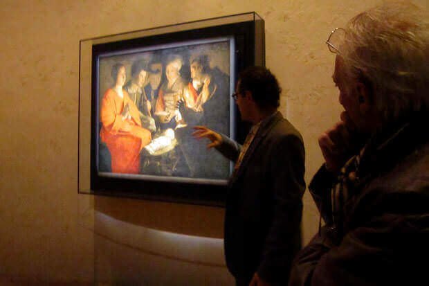 Mauro Di Vito alla mostra di Georges De La Tour