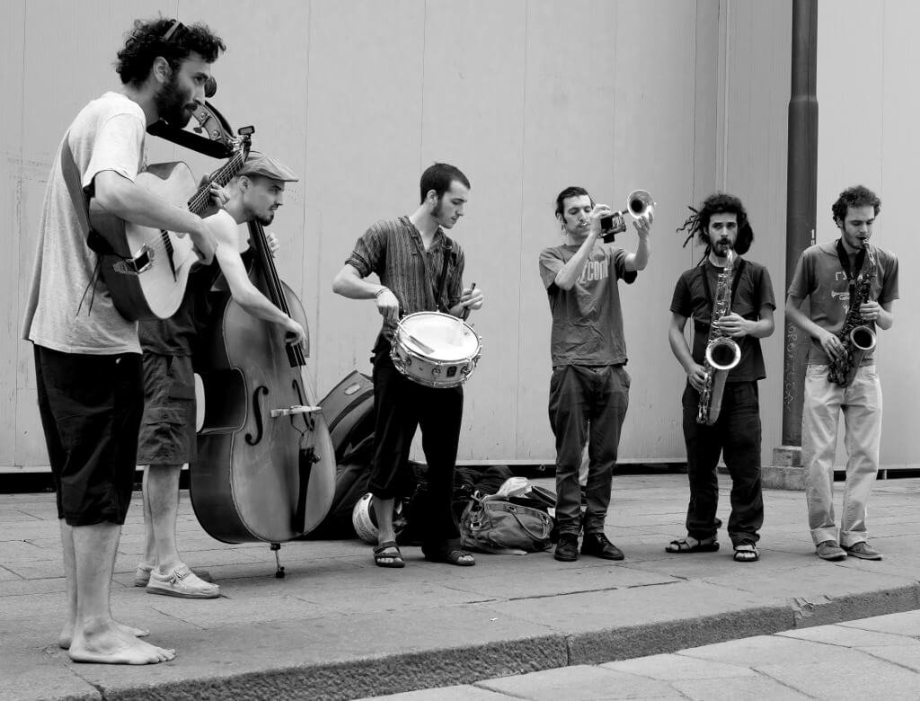 I musicisti della band Jazz - Figli di pulcinella