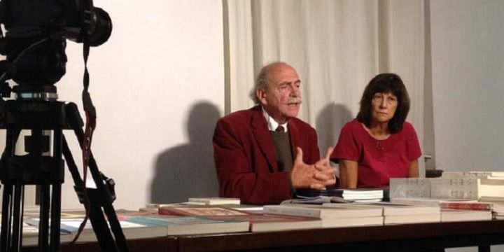 Ugo La Pietra e Cristina Taverna a Nuages