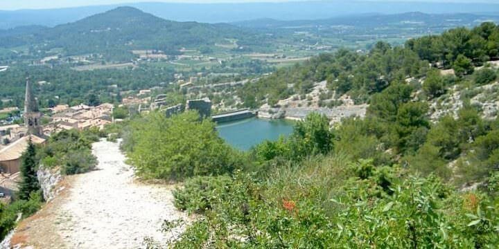 vista dal castello di Saint Saturnin