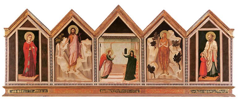 Il verso del Polittico di Santa Reparata di Giotto