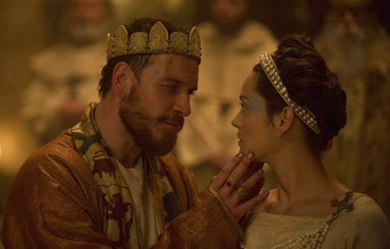 Michael Fassbender e Marion Cotillard in Macbeth
