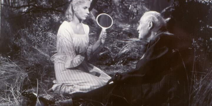 Una scena del film "Il posto delle fragole" di Ingmar Bergman