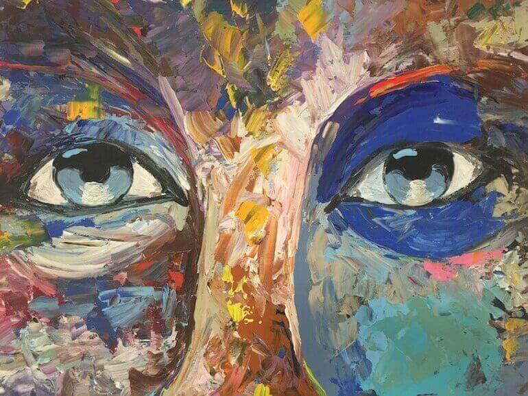 Un'opera di Giuseppe Dimaria in mostra alla Galleria Raw di Milano