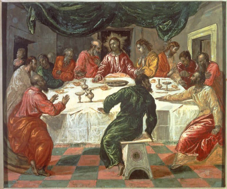 L'Ultima di Cena di El Greco è una delle opere in mostra a Treviso