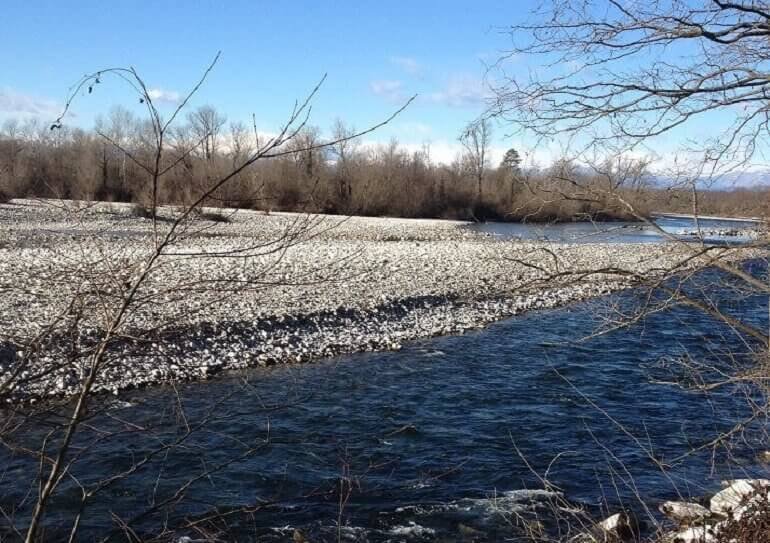 Il fiume Ticino nei pressi di Tornavento