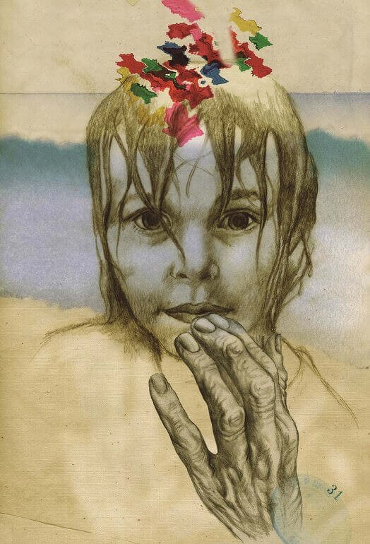 Un'illustrazione di Federico Delicado per il libro Itaca di Kavafis