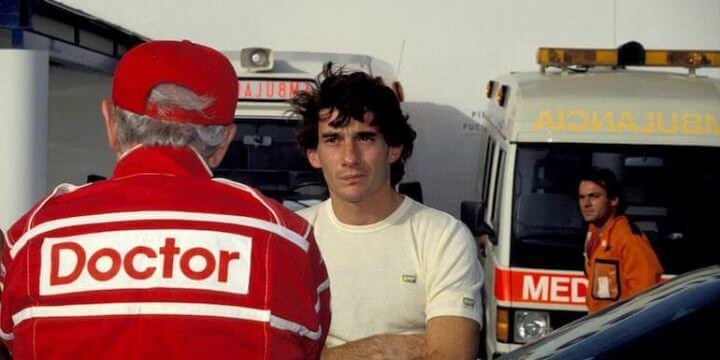 Ayrton Senna in una foto di Ercole Colombo