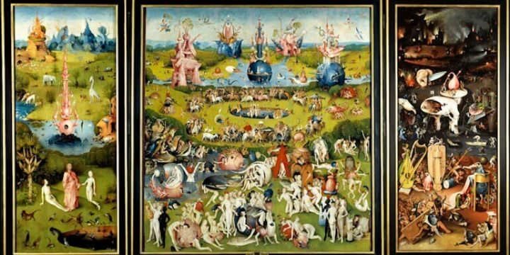 Il trittico Il Giardino delle Delizie di Bosch conservato al Museo del Prado