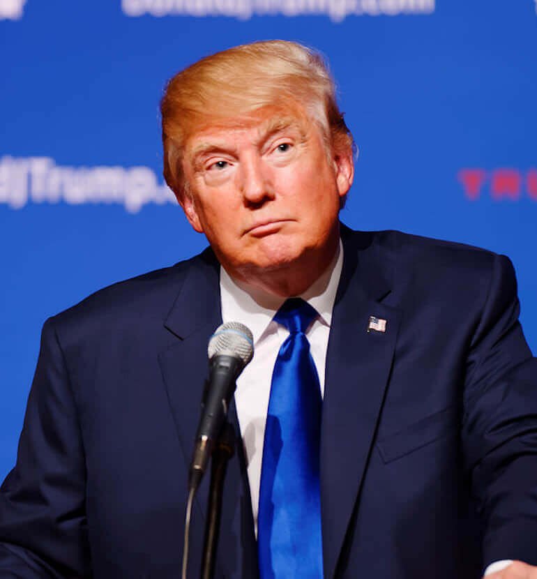 Donald Trump fotografato da Michael Vadon