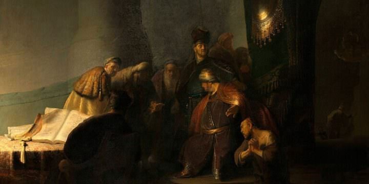 Rembrandt van Rijn, Giuda restituisce le trenta monete d'argento