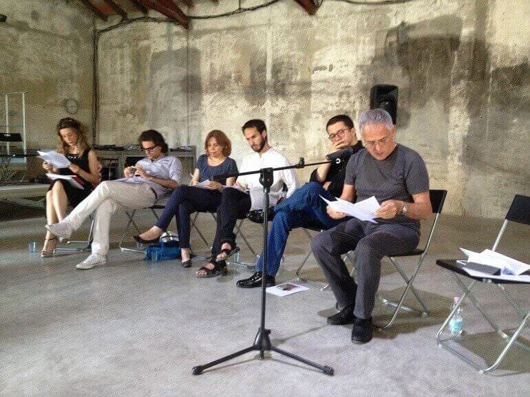 Francesco Pititto alla tavola rotonda "La Lingua della Sensibilità" a Lenz Fondazione