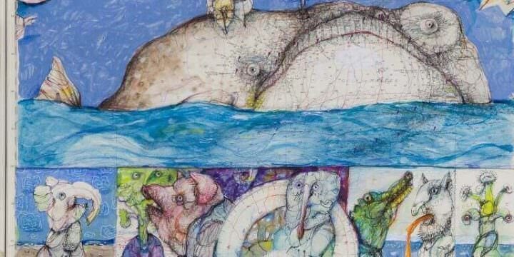 Antonio Possenti, Arcipelago di Alcina. Isola balena, 2016 © Foto Ghilardi Lucca