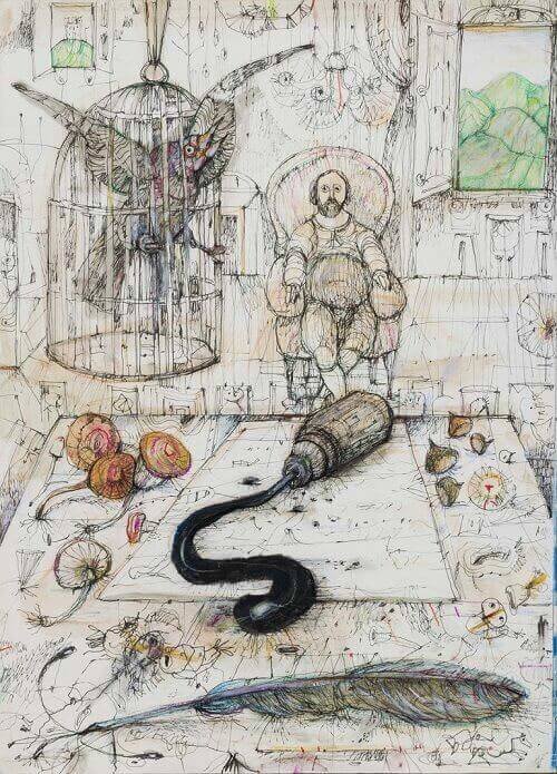 Antonio Possenti, Malinconia di Ludovico Ariosto 1, 2016 © Foto Ghilardi Lucca