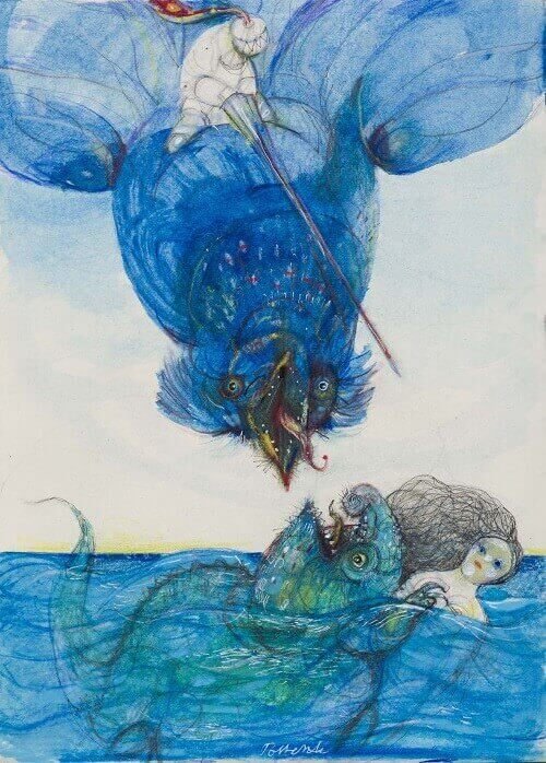 Antonio Possenti, Ruggero e l'orca, 2016 © Foto Ghilardi Lucca