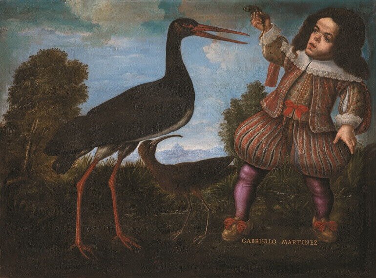 Anonimo fiorentino del XVII secolo, Ritratto del nano Gabriello Martinez