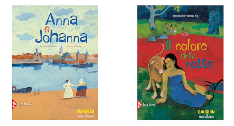 Le copertine dei libri La copertina del libro "Anna e Johanna" e "Il colore della notte" editi da Jaca Book