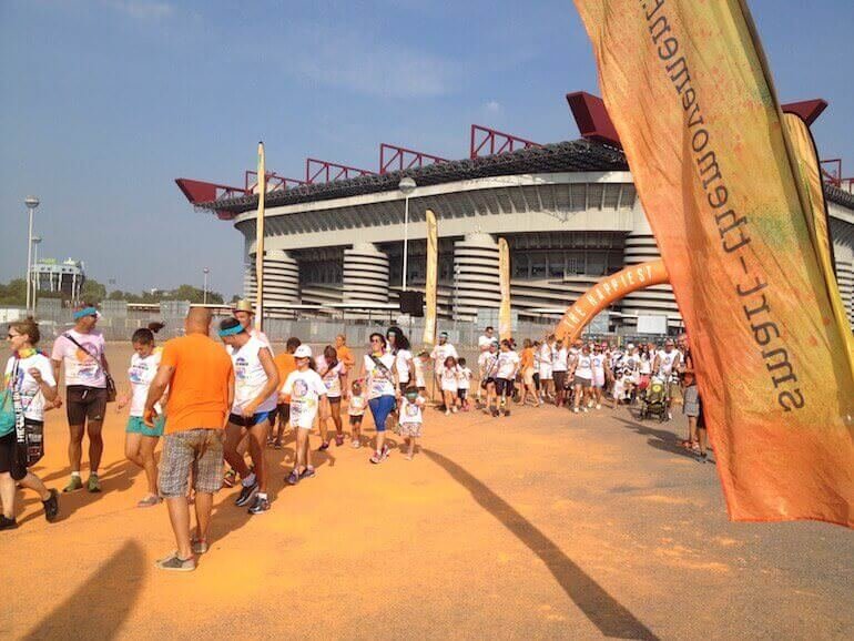 The Color Run 2016 a Milano: tappa arancione
