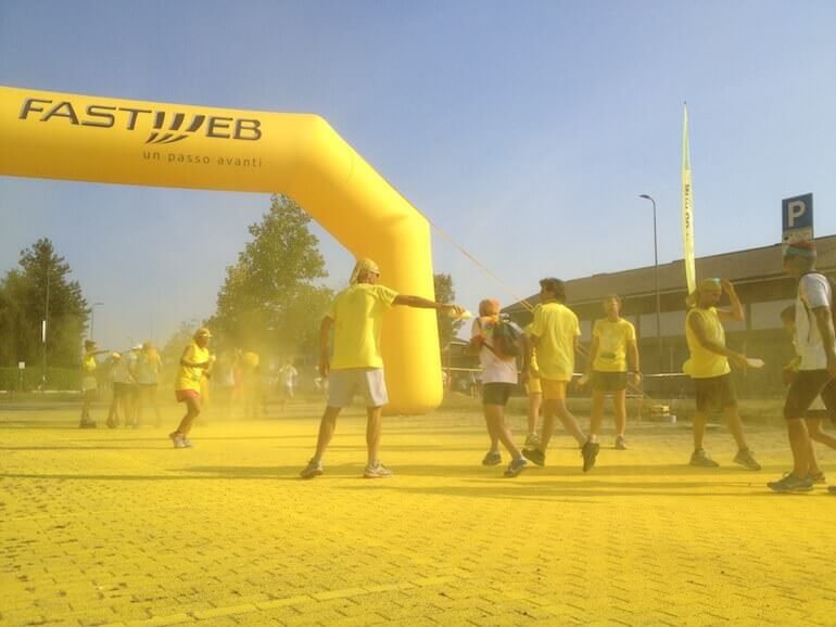 The Color Run 2016 a Milano: tappa gialla