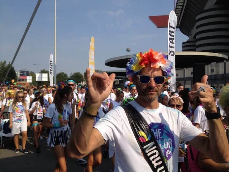 partenza di The Color Run 2016 a Milano