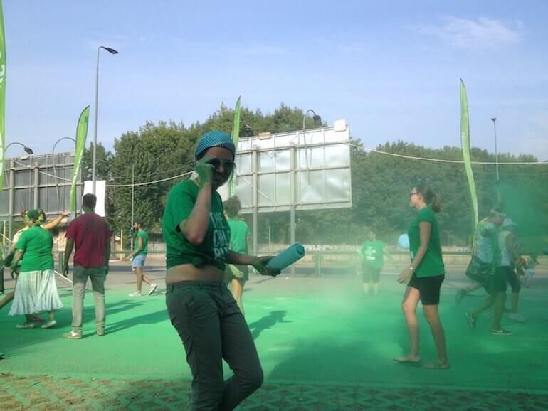The Color Run 2016 a Milano: tappa verde
