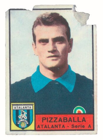 figurina di Pizzaballa, album Calciatori 1963-64, Panini Modena