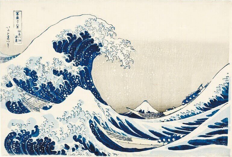 Katsushika Hokusai, La [grande] onda presso la costa di Kanagawa