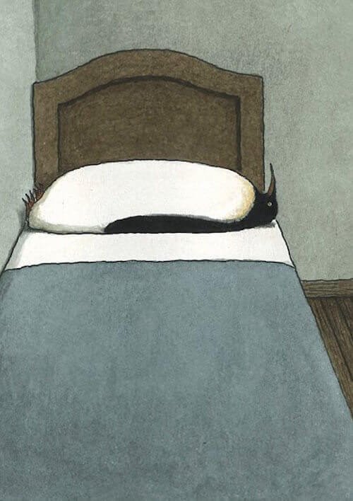 Il cuscino pinguino di Franco Matticchio