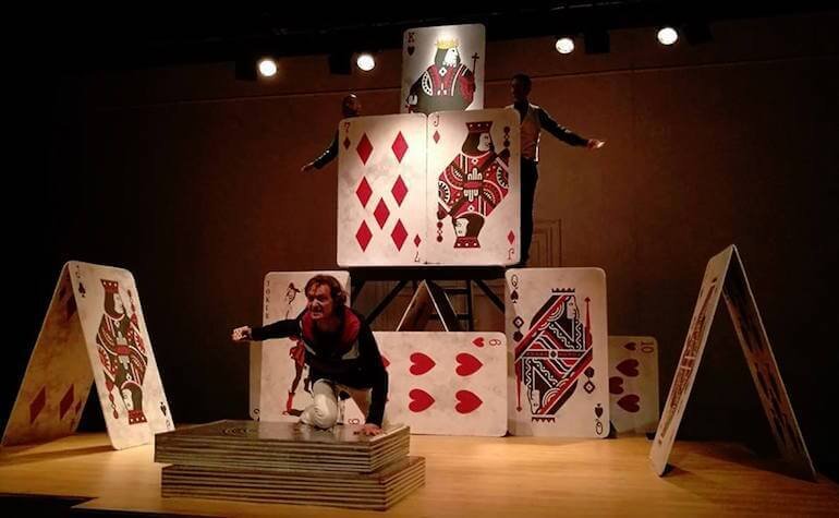 Una scena del "Giulio Cesare" di William Shakespeare diretto da Alberto Oliva