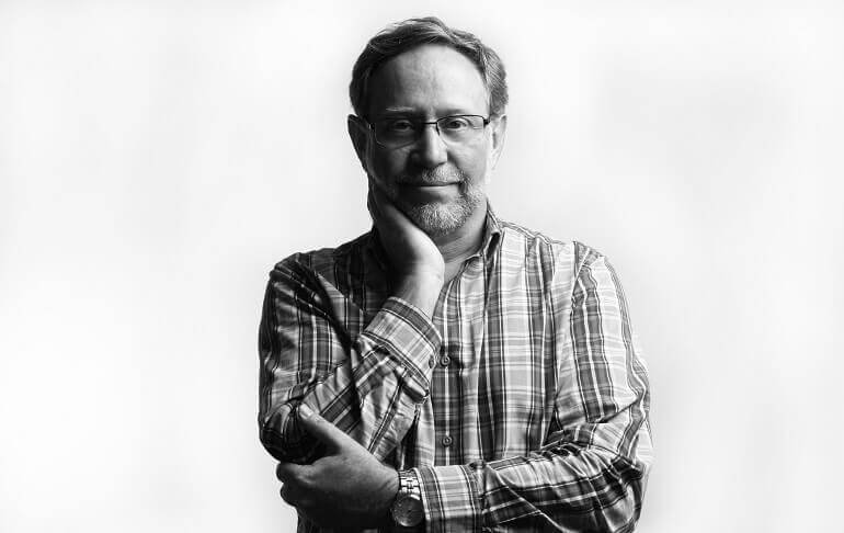 Roberto Herrscher in una foto di Verónica Martínez