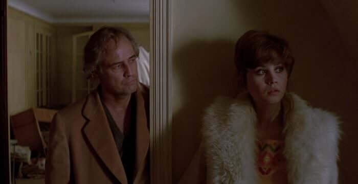 Marlon Brando e Maria Schneider in una scena di "Ultimo tango a Parigi"