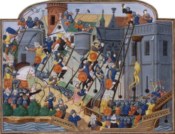 l'assedio di Costantinopoli nel 1453