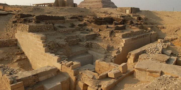 gli scavi della mastaba di Akhethetep a Saqqara