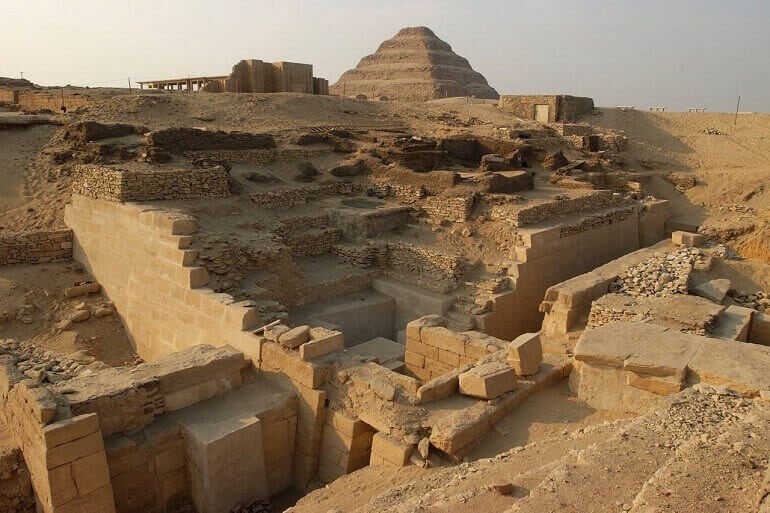 gli scavi della mastaba di Akhethetep a Saqqara