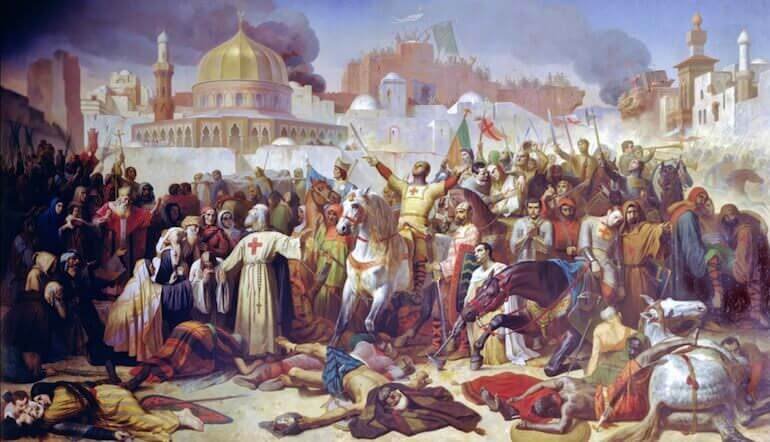 la presa di Gerusalemme nel 1099