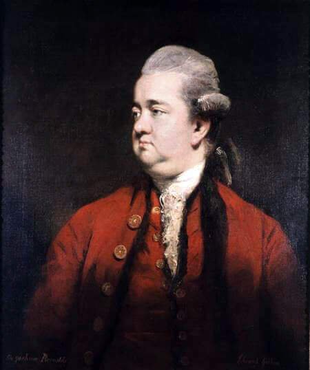 Edward Gibbon ritratto da Joshua Reynolds