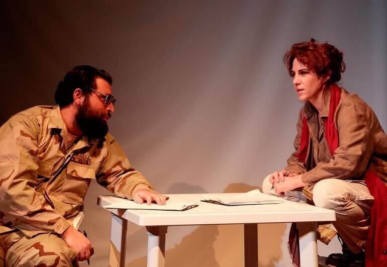 Leonardo Lidi e Claudia Coli in "Afghanistan. Il grande gioco" (foto di Laila Pozzo)