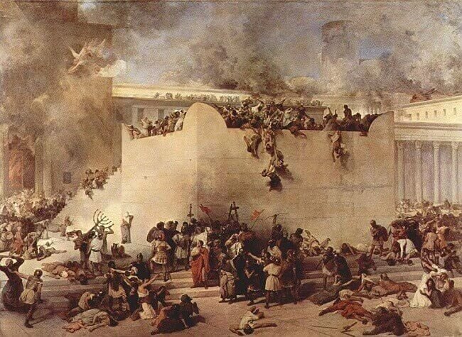 Francesco Hayez, La distruzione del Tempio di Gerusalemme