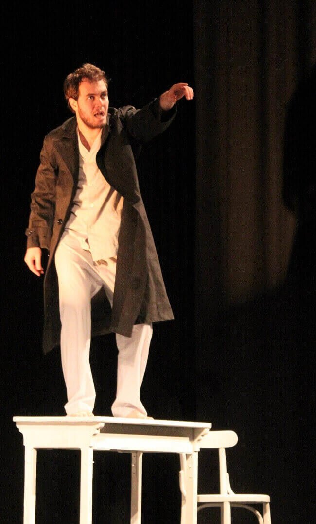 Nicola Ciaffoni in "Iliade, mito e guerra"